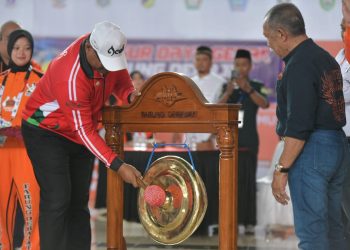 Pj Gubernur Safrizal Buka Cabang Olahraga Tarung Derajat di PON XXI Aceh-Sumut