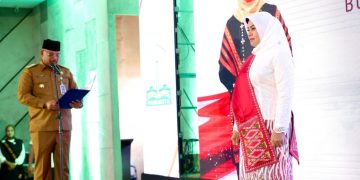 Pj Gubernur Safrizal Kukuhkan Bunda Literasi Aceh dan Resmikan Ruang Teater Library DPKA