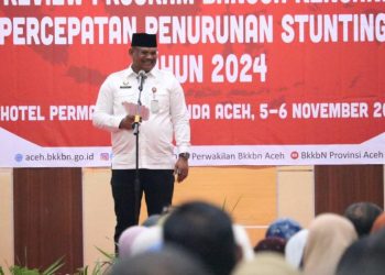 Pj Gubernur Safrizal Apresiasi Penurunan Stunting di Aceh