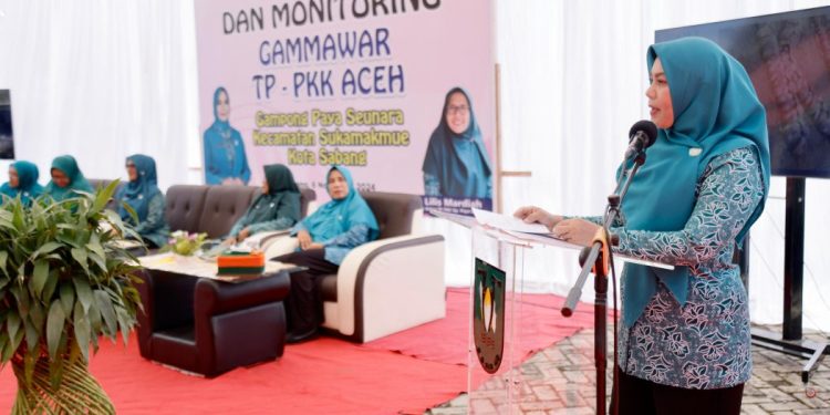 PKK Aceh Dorong Gampong Paya Seunara Jadi Percontohan Gammawar untuk Kota Sabang