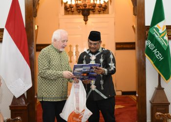 Terima Kunjungan Relawan Red Cross Norwegia, PJ  Gubernur Safrizal: Semua Berkat Partisipasi Anda