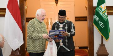 Terima Kunjungan Relawan Red Cross Norwegia, PJ  Gubernur Safrizal: Semua Berkat Partisipasi Anda