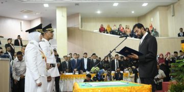 Gubernur Lantik Wali Kota dan Wakil Wali Kota Banda Aceh