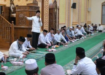 Jamaah Masjid Al-Munawarah Subulussalam Antusias Ikuti Safari Ramadhan Pemerintah Aceh
