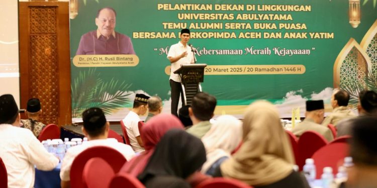 Plt Sekda Aceh: Teruskan Lulusan Abulyatama yang Unggul dan Berjiwa Sosial