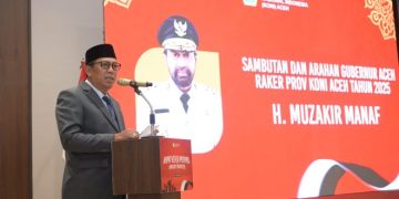 Plt Sekda Buka Rakerprov KONI Aceh