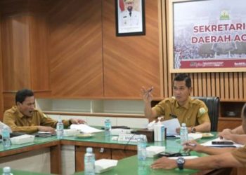 Sekda Aceh Pimpin Rapat Tindak Lanjut Pengelolaan Sumur Minyak Masyarakat