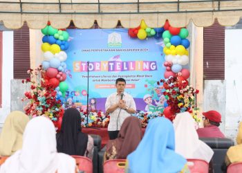 Dinas Perpustakaan dan Kearsipan Aceh Gelar Kegiatan Storytelling di Gampong Lambirah