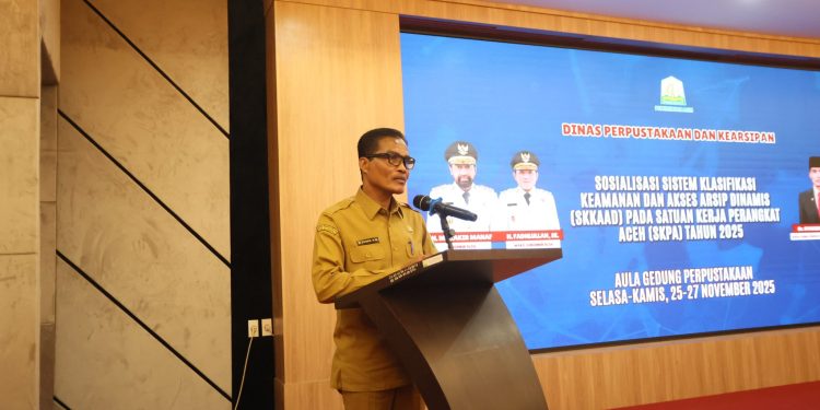 DPKA Gelar Sosialisasi SKKAAD, Dorong Penguatan Keamanan dan Akses Arsip di Seluruh SKPA