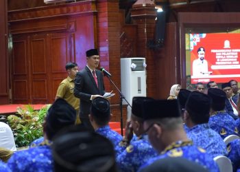 Sekda Aceh Lantik 201 Kepala Sekolah