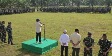 Wagub Aceh Dampingi Mendagri Beri Arahan Taruna dan Serahkan Bantuan Presiden di Aceh Tamiang