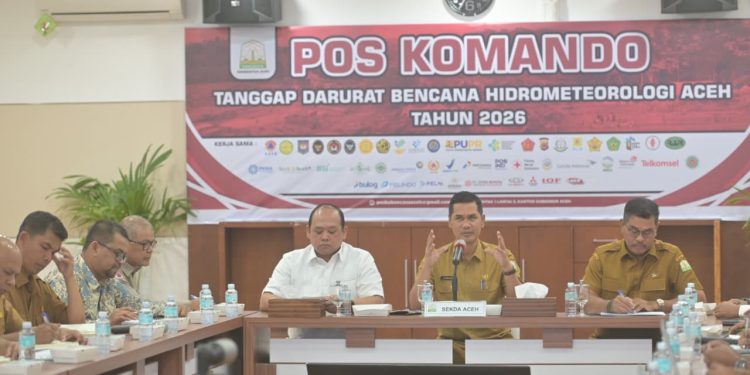 Sekda Aceh Dorong Percepatan Pemanfaatan Kayu Hanyutan Pascabanjir