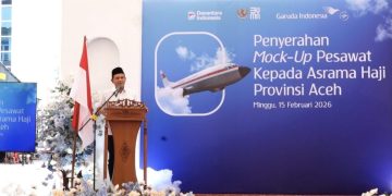 Wagub Aceh Hadiri Peresmian Pesawat Simulasi di Asrama Haji