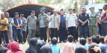 Mendagri dan Wagub Aceh tinjau Langkahan Aceh Utara, hingga serahkan bantuan