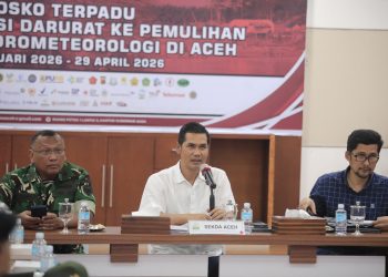 Sekda Aceh Instruksikan Percepatan Huntara dan Stok Logistik Harus Siap Sebelum Ramadhan