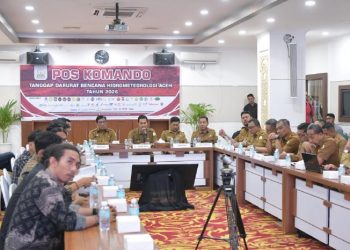 Sekda Aceh Terima Aliansi Mahasiswa, Paparkan Progres Penanganan Bencana