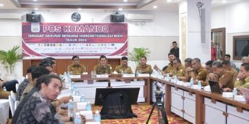 Sekda Aceh Terima Aliansi Mahasiswa, Paparkan Progres Penanganan Bencana