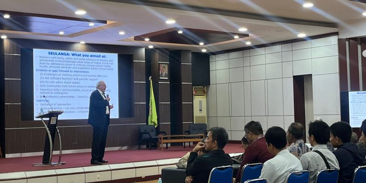 USK Hadirkan Pakar Dunia Prof. Marcel Tanner, Bedah Integrasi Kesehatan Mental dalam Sistem Publik