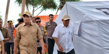 Wagub Fadhlullah Dampingi Menko Polkam RI Tinjau Kesiapan Pembangunan Huntap di Aceh Utara