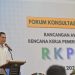 M. Nasir Buka Forum Konsultasi Publik RKPA 2027, Dorong Pembangunan Tangguh dan Sinergi Pusat-Daerah  ‎