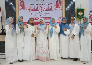 Gelar Halal Bihalal, DWP Aceh Pererat Silaturahmi Antar anggota