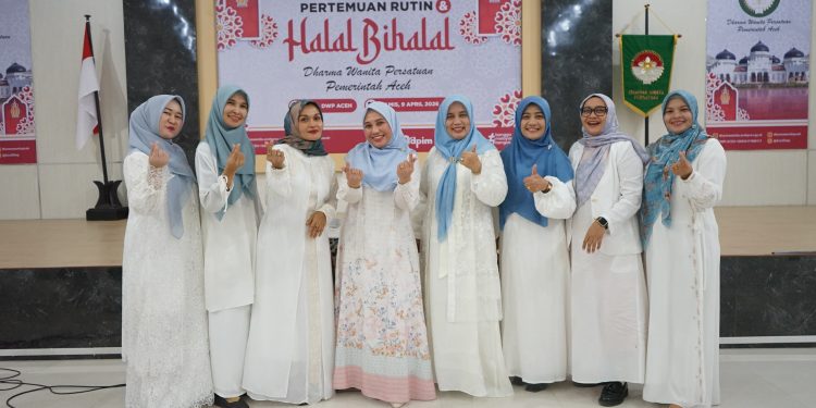 Gelar Halal Bihalal, DWP Aceh Pererat Silaturahmi Antar anggota