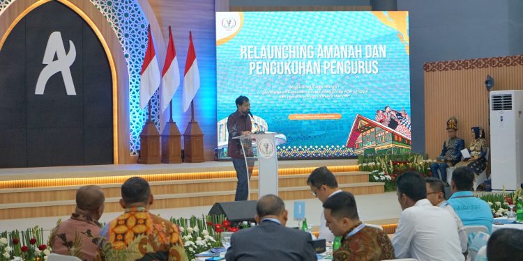 Gubernur Aceh Hadiri Relaunching AMANAH, Dorong Peran Strategis Generasi Muda