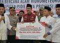 Wagub Dampingi Mendagri dan Mensos Tinjau Huntara serta Serahkan Bantuan Korban Bencana di Pidie Jaya