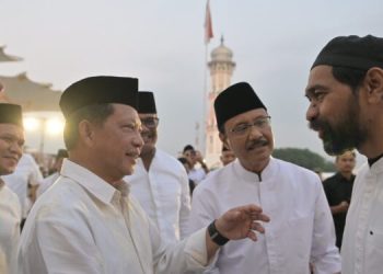 Mendagri, Mensos, Gubernur, Wagub serta Forkopimda Aceh Buka Puasa Bersama di Masjid Raya Baiturrahman