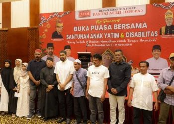Gubernur Aceh Buka Puasa Bersama dan Santuni Anak Yatim serta Penyandang Disabilitas
