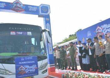 Gubernur Mualem Lepas Ribuan Peserta Mudik Gratis Pemerintah Aceh