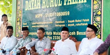 WAGUB ACEH HADIRI HAUL KE-12 TGK. H. IBRAHIM BIN HASYIM, PENDIRI DAYAH RUHUL FALAH