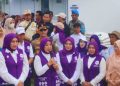 Marlina Muzakir Dampingi Ketum Posyandu Sosialisasikan 6 SPM di Aceh Utara