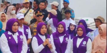 Marlina Muzakir Dampingi Ketum Posyandu Sosialisasikan 6 SPM di Aceh Utara