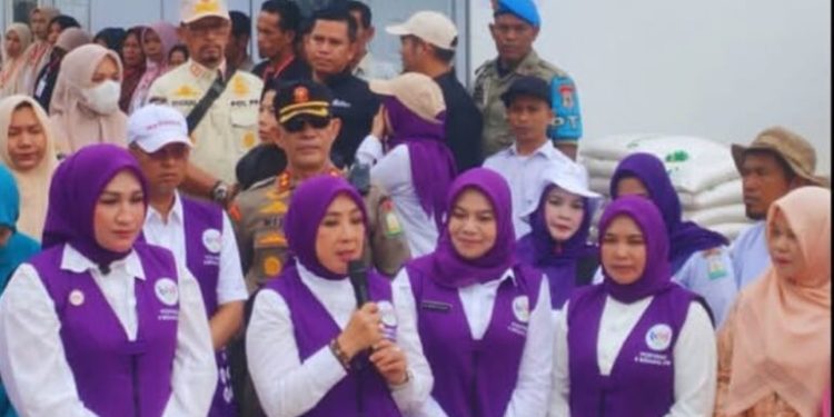 Marlina Muzakir Dampingi Ketum Posyandu Sosialisasikan 6 SPM di Aceh Utara