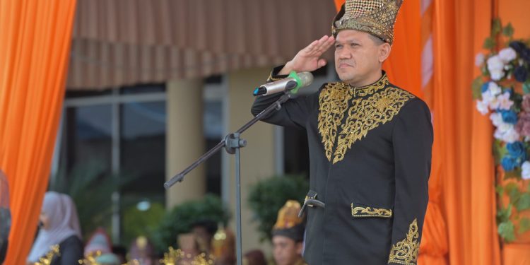 Jadi Inspektur Upacara, Ini Pesan Wagub Aceh untuk Aceh Singkil