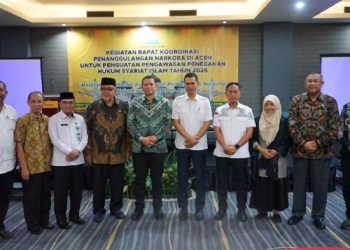 Sekda Aceh Buka Rakor Penanggulangan Narkoba 2026