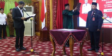 Gubernur Aceh Lantik Dr. Misran Fuadi sebagai Kepala Dinas Syariat Islam Aceh