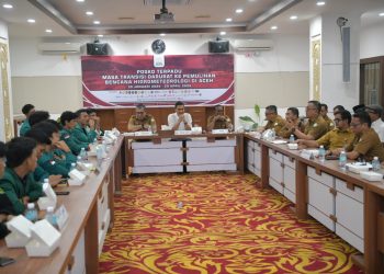 Sekda Aceh Terima Audiensi Mahasiswa, Paparkan Capaian dan Percepatan Pemulihan Pascabencana Hidrometeorologi