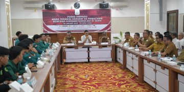 Sekda Aceh Terima Audiensi Mahasiswa, Paparkan Capaian dan Percepatan Pemulihan Pascabencana Hidrometeorologi