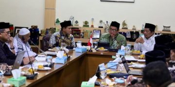 Kawal Wakaf Blangpadang, Pemprov Aceh dan Ulama Temui BWI Pusat
