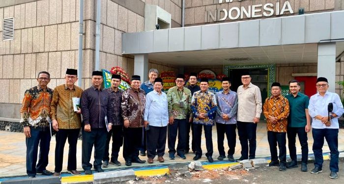 Kawal Wakaf Blangpadang, Pemprov Aceh dan Ulama Temui BWI Pusat