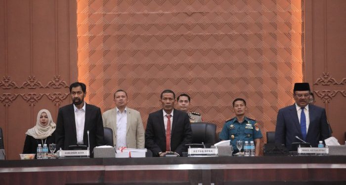 Gubernur Aceh Sampaikan Raqan Pertanggungjawaban Pelaksanaan APBA 2025 ke DPRA