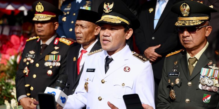 Pimpin Upacara HUT RI ke-81, Wagub Aceh Serukan Jaga Perdamaian dan Wujudkan Aceh Sejahtera