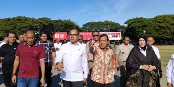 Wagub Aceh Bersama Wamendagri Tinjau Langsung Lapangan Blang Padang