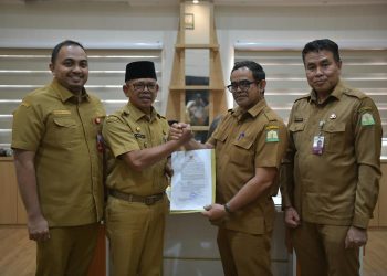 Taufik Jadi Plt Sekda Aceh, Wagub Dek Fadh: Jaga Integritas dan Bangun Komunikasi yang Baik