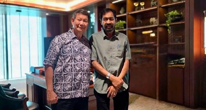Mualem Bertemu Hashim, Bahas Percepatan Pembangunan Ekonomi Aceh